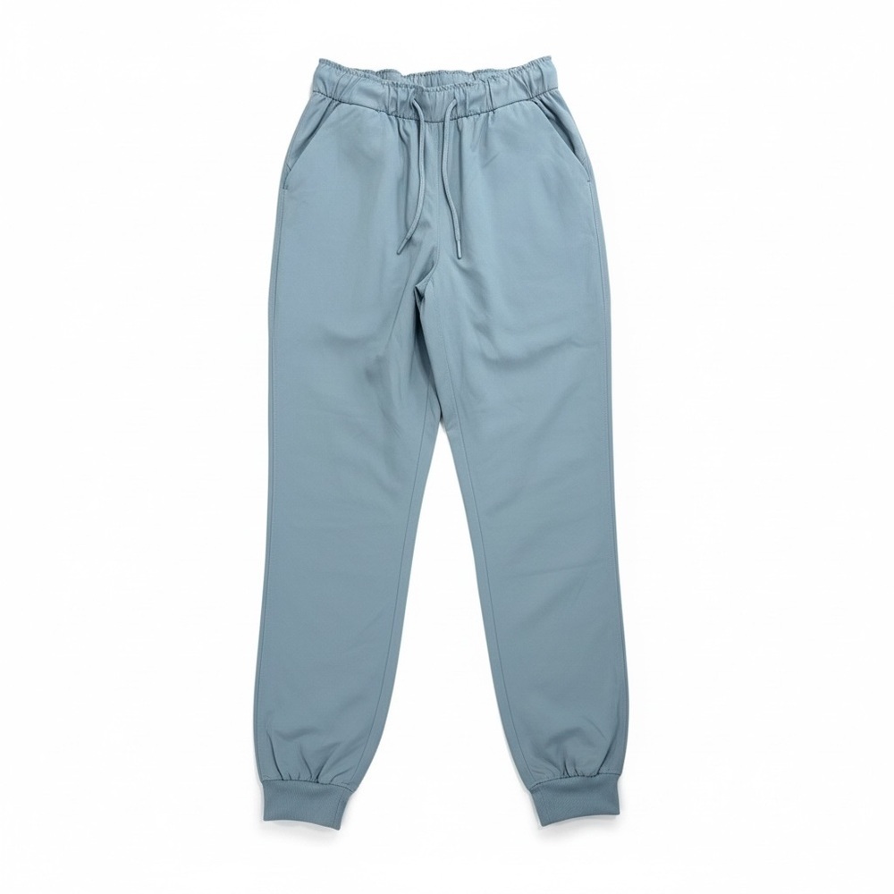 Lululemon Keep Moving Jogger High Rise Rhino Grey Elastic Waist Travel Size 4
